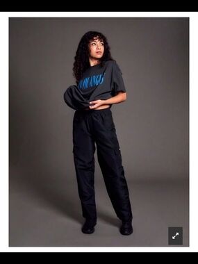 RVCA Black Cargo Pant Pants with Utility Pockets